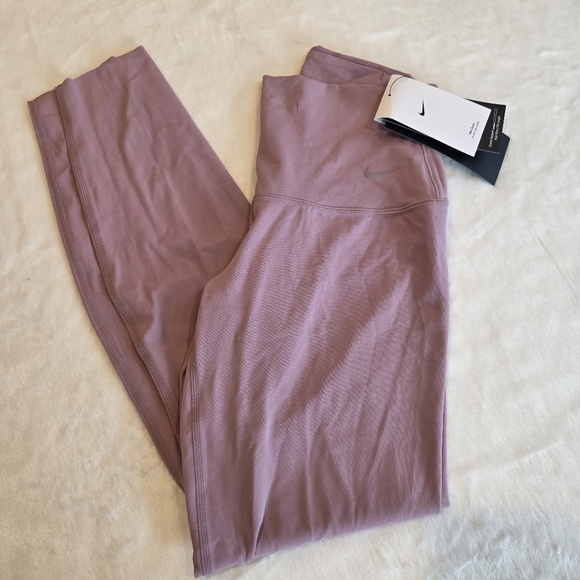 Nike Zenvy DRI-FIT leggings Size XSmall dusty rose/mauve New Training High Rise - Picture 11 of 12